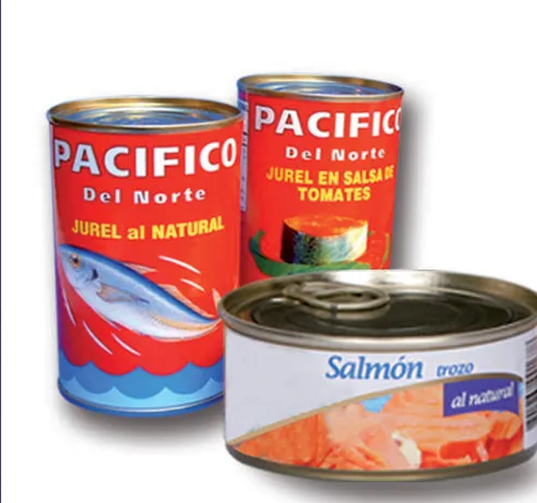 Pacifico Del Norte Jurel-Konserven — FoodCorp Chile Exportlinie